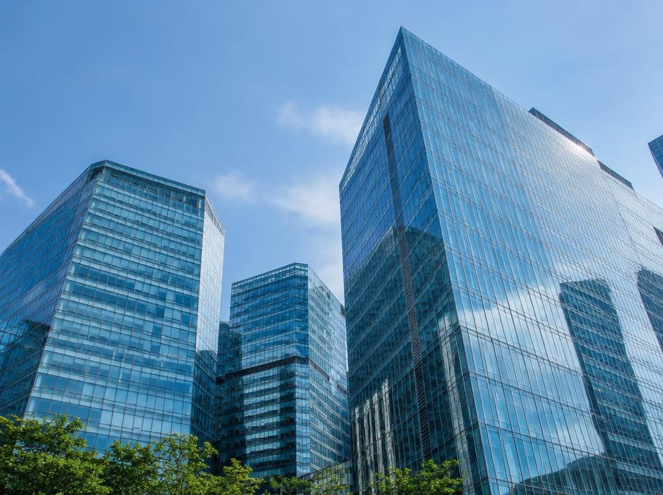 Edificios empresariales modernos